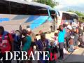 La caravana migrante del sur de México negociará con autoridades migratorias