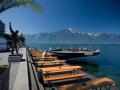 Estatua de Freddie Mercury en el Lago Lemán, en Montreux