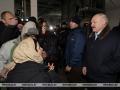 Aleksandr Lukashenko en visita migrantes en la frontera