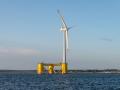 Parque eólico marino flotante Kincardine situado en Aberdeen (Escocia) y desarrollado por Cobra (ACS)