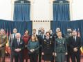 Galardonados con las Medallas de Dignidad y Justicia, en la Escuela de Guerra del Ejército, Madrid