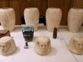 Varias de las 36 piezas arqueológicas que habían sido expoliadas de yacimientos egipcios, y que fueron recuperadas en 2014 en la Operación Hierática