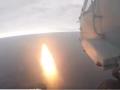 Lanzamiento de uno de los misiles Hellfire en el Mediterráneo