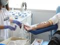 Imagen de recurso de una donación de sangre en el Centro de Transfusión de la Comunidad de Madrid