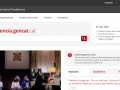 Página web de la Presidencia de la Generalitat