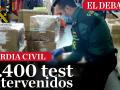 La Guardia Civil interviene más de 6.400 test de autodiagnóstico Covid