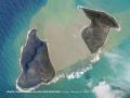 La isla que albergaba al volcán que erupcionó en Tonga después de la erupción