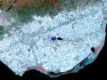 El Mar de Plástico, visto desde el espacio en mayo de 2011