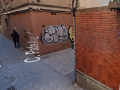 Vista de la calle Padre Alcover, de Granada, donde ocurrió el suceso