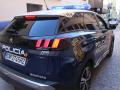 Uno de los coches de la Policía Nacional