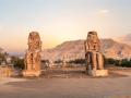 Templo de Amenhotep III presidido por los colosos de Memnon