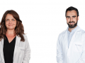 Los doctores oncológicos Inés Calabria y Pablo Gargallo