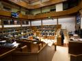 Una sesión plenaria del Parlamento vasco