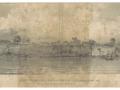 Ilustración del puerto de Clarence en 1840