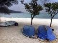 Playa vacía en Hong Kong