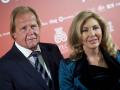 Matthias Kuhn y Norma Duval durante la premiere de la película "El jugador de Ajedrez" en Madrid.
25/04/17