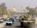 Tanques americanos entrando en Bagdad