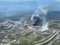 Bombardeo sobre la planta siderúrgica Azovstal, en Mariúpol, el 19 de abril
