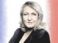 Marine Le Pen, candidata del partido "Agrupamiento Nacional"