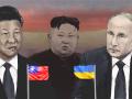 Ilustración: China Rusia Taiwan Ucrania Corea del Norte