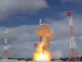Prueba de un misil Satán 2, en 2018