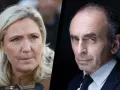 Marine Le Pen y Éric Zemmour, candidatos que fracasaron en las elecciones presidenciales francesas