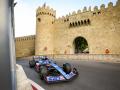 Fernando Alonso y su Alpine durante el Gran Premio de Azerbaiyán