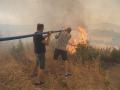 Efectivos de bomberos intervienen en estos momentos en varios incendios declarados en Bardenas, Olleta, Legarda y Tafalla