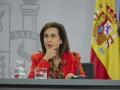 La ministra de Defensa, Margarita Robles, ha comparecido, junto con el titular de Exteriores, en La Moncloa
