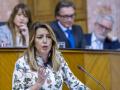 Susana Díaz en el Parlamento de Andalucía