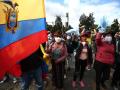 Protesta en Ecuador, este sábado
