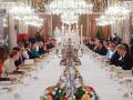 La primera cena de los jefes de Estado y de Gobierno representantes de las delegaciones de la OTAN tuvo lugar el pasado martes, en el Palacio Real de Madrid, con los Reyes de España como anfitriones