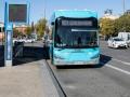 Autobús de la EMT en la estación de Atocha