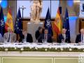 Imagen de los líderes de la OTAN cenando en el museo del Prado