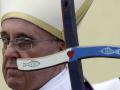 Pope Francis during his visit to the island of Lampedusa, southern Italy, Monday July 8, 2013.