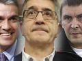 Fotomontaje de Pedro Sánchez, Patxi López y Arnaldo Otegi