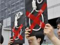 Protesta en Japón por la pena de muerte
