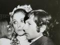 Sharon Tate y Roman Polanski el día de su boda en 1968