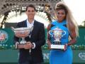 Junto a Rafa Nadal en el año 2014, cuando el español y la estadounidense ganaron Roland Garros