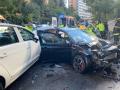 Imagen dela accidente en la calle Sinesio Delgado de Madrid