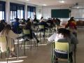 Alumnos durante una clase en un instituto de Extremadura