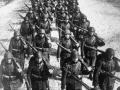 Infantería polaca marchando en 1939