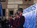Varios bomberos de Madrid durante el homenaje a los compañeros fallecidos