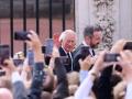 La llegada de Carlos III y Camilla al Palacio de Buckingham previo a su discurso