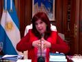 La vicepresidenta argentina, Cristina Fernández