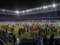 Invasión de campo por parte de aficionados marroquíes en el estadio del Espanyol