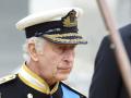 Britain´s King Charles III during State Funeral of Queen Elizabeth II on September 19, 2022 in London, England.