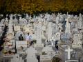 Día de Todos los Santos de 2020 en el cementerio de La Almudena (Madrid)