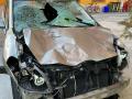 Estado del automóvil con el que supuestamente han perpetrado el atropello