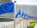 Banderas de la UE en la comisión europea